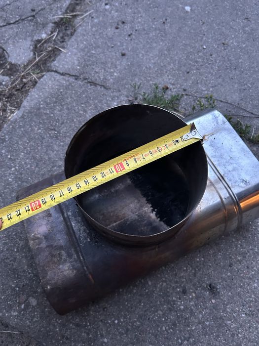 Wklad kominowy ocynk 8mm gubość , dlugosc 7 metrow