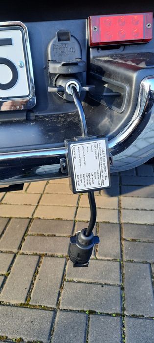 Adapter przejsciówka haka usa Gniazdo haka usa 7 na 7  adapter u
