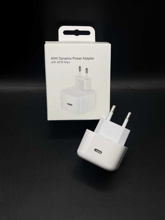 Ładowarka iPhone Apple 40W USB-C + Kabel USB-C - MacBook iPad iPhone - GWARANCJA