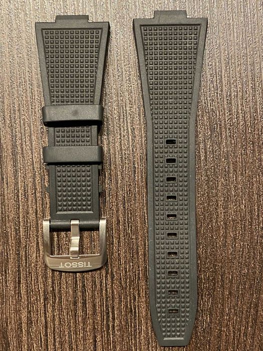 Каучуковий ремінець Tissot Black PRX 40mm Rubber Strap Оригінал T852.048.462