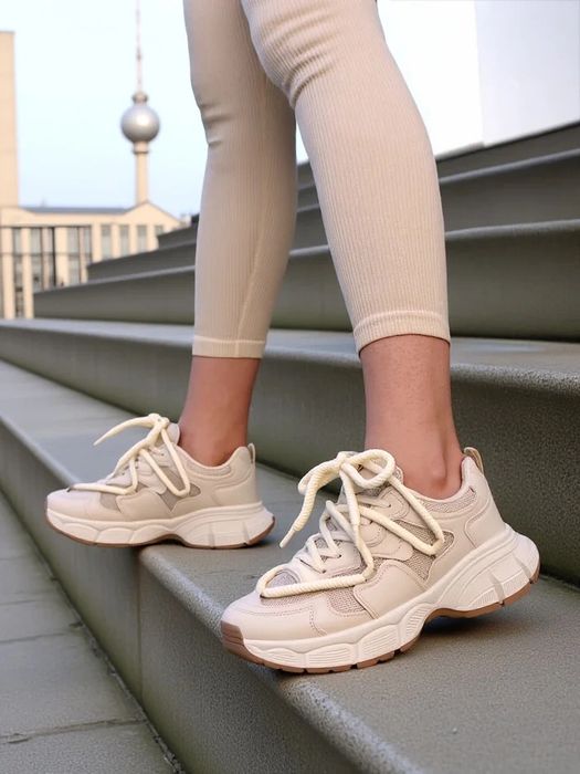5 KOLORÓW 36 37 38 sneakersy 39 40 41 na platformie sznurowane adidasy