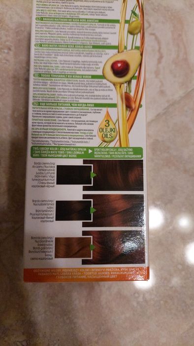 Garnier color naturals farba do włosów 6.41 złoty bursztyn