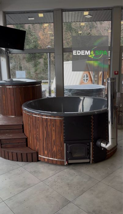 Спа купель! Чан на дровах! Чан з джакузі! Баня офуро!