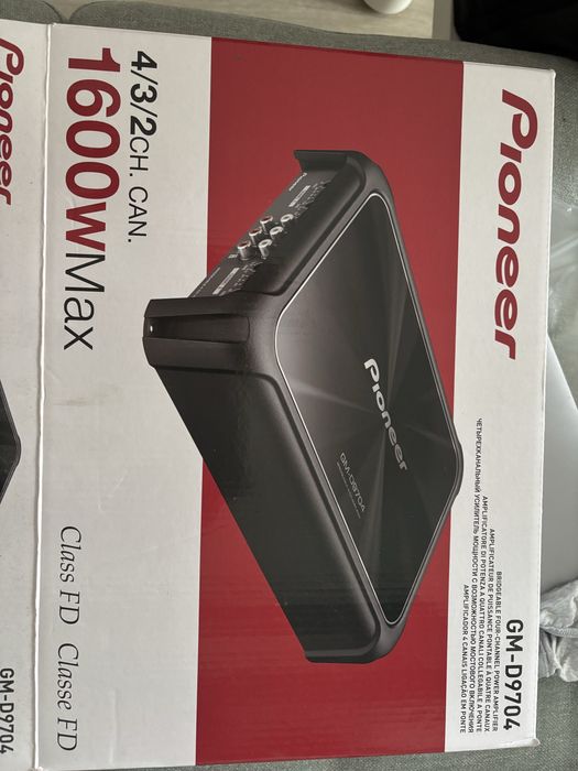 Amplificador auto Pioneer GM-D9704 topo de gama