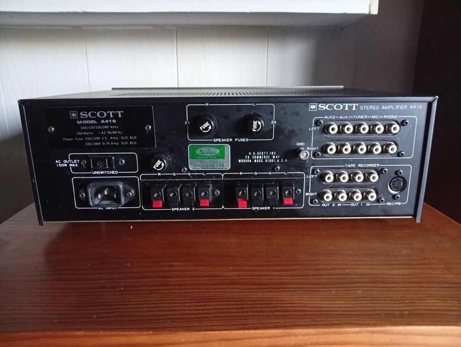 Amplificador Scott A 416