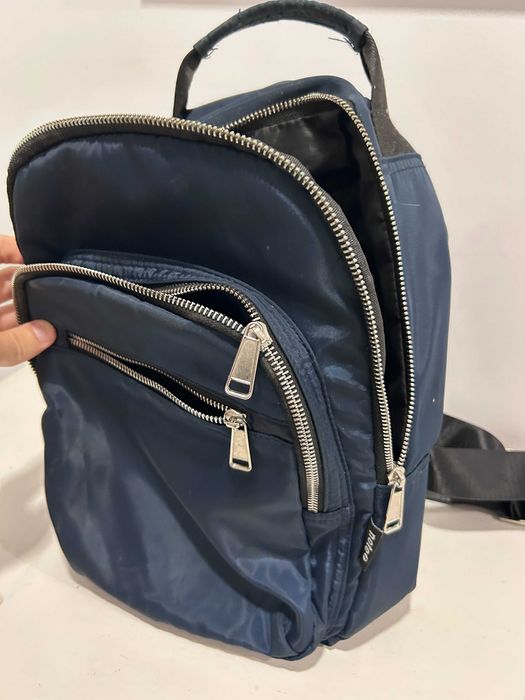 Mochila Mini Note Azul - Bom Estado