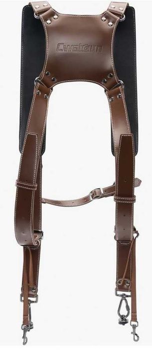 Câmera Strap de couro para 2 câmeras