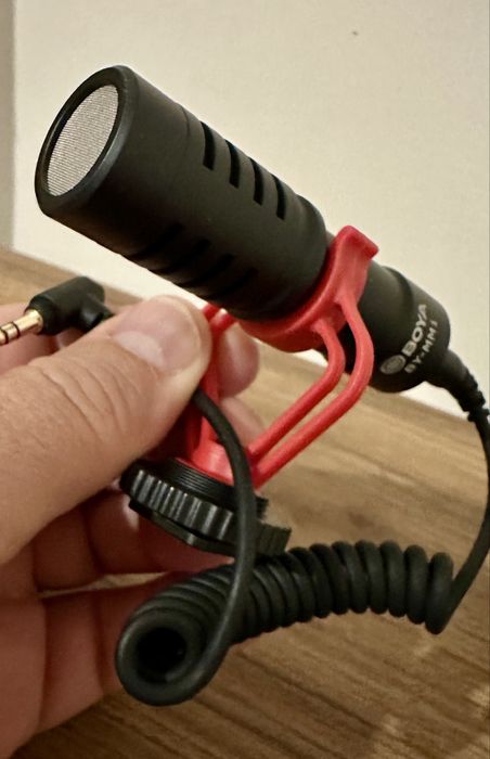 Microfone Boya by MM1 - NOVO