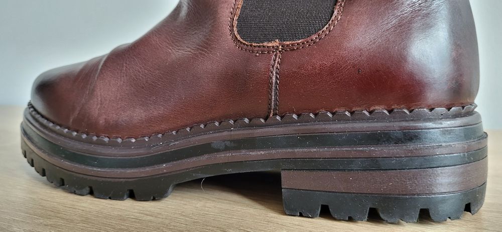 Skórzane botki Sinéquanon rozmiar 38