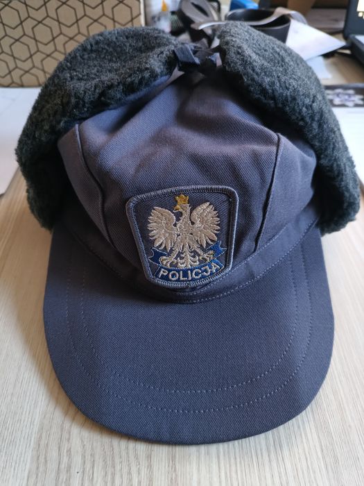 Czapka zimowa Policja