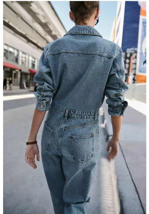 Джинсовий комбінезон 1975 zara