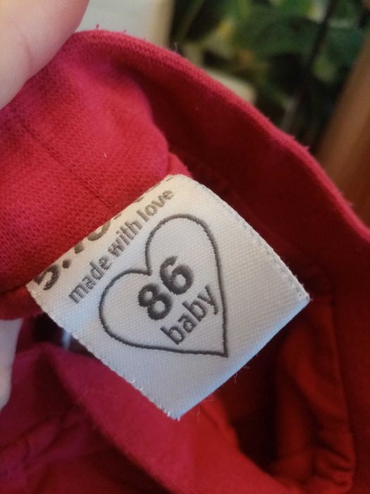 Spodnie 18mc czerwone