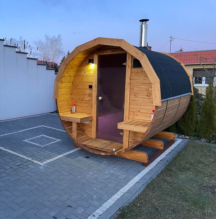 Sauna beczka ogrodowa
