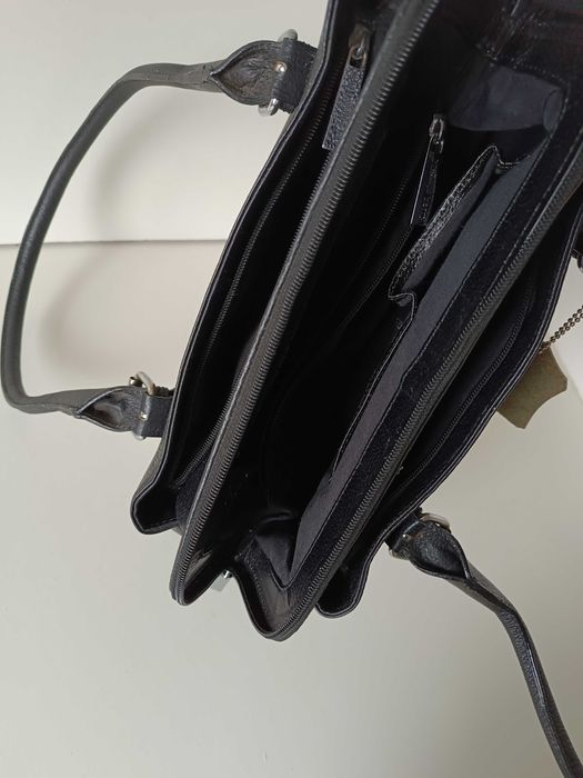 чорна шкіряна сумка Mulberry оригінал