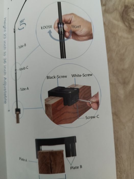 Uchwyt węża CPAP bezdech senny