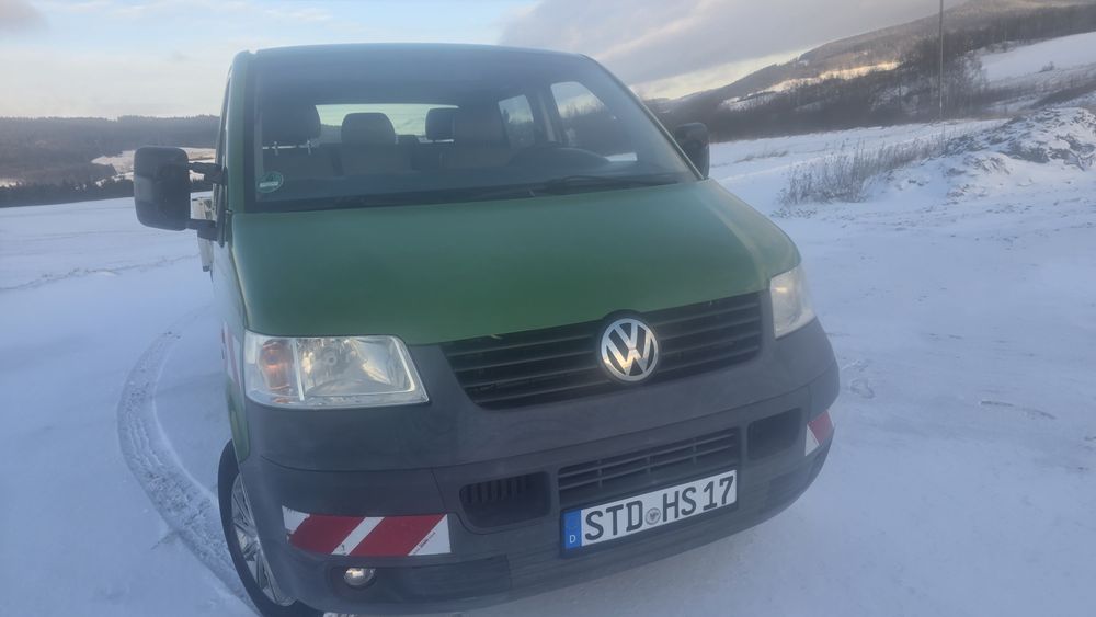 VW transporer T5  6 osób wywrotka