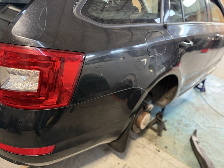 Четверть лонджерон Octavia A7 FL криша стойка Октавія А7