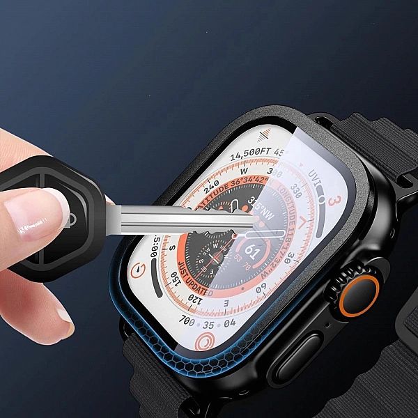 Szkło hartowane Tech-Protect Glass Ring 2-pack na Apple Watch Ultra 49