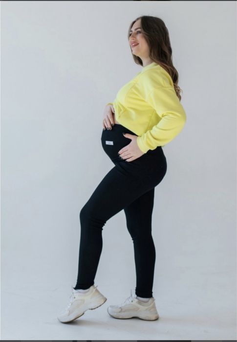 Лосіни для вагітних в рубчик