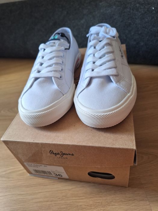 Ténis Pepe Jeans Mulher brancos tamanho 36