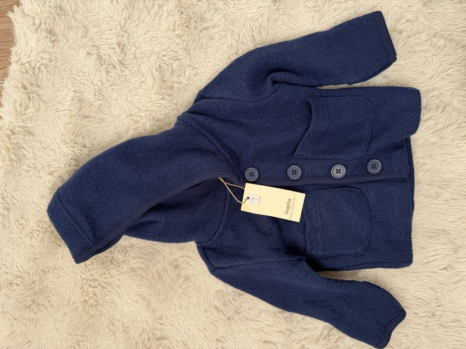 Lupilu kurtka welna merino granat 62/68 nowa