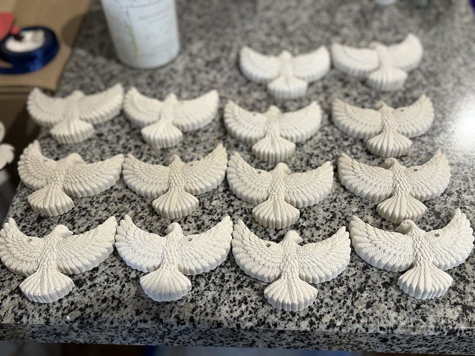 Дикі голуби пара  як із фільму «Один дома» подарунок з гіпсу , декор