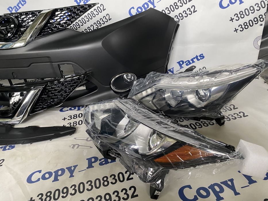 Бампер передній Nissan qashqai j11, rogue sport 2017, 2018,2019