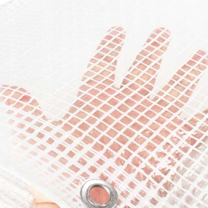 Plandeka przezroczysta 2×3 m do ogrodu i sprzętu