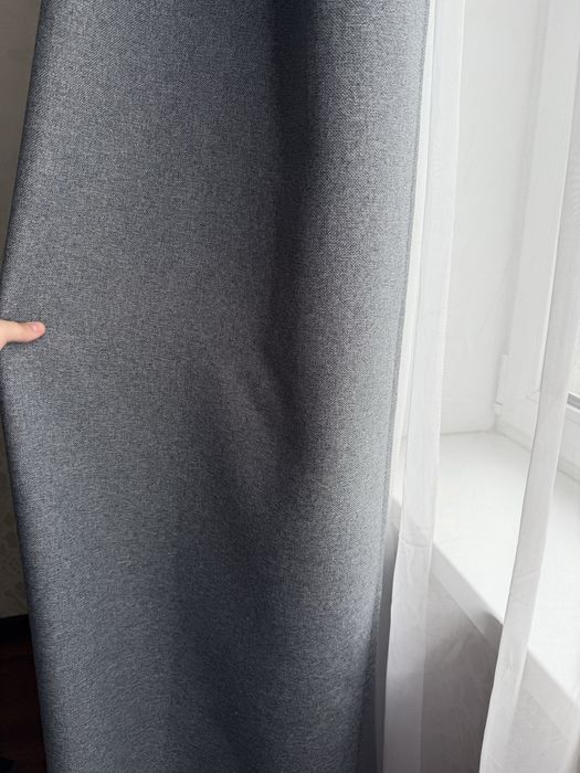 Блекаут штори сірий колір