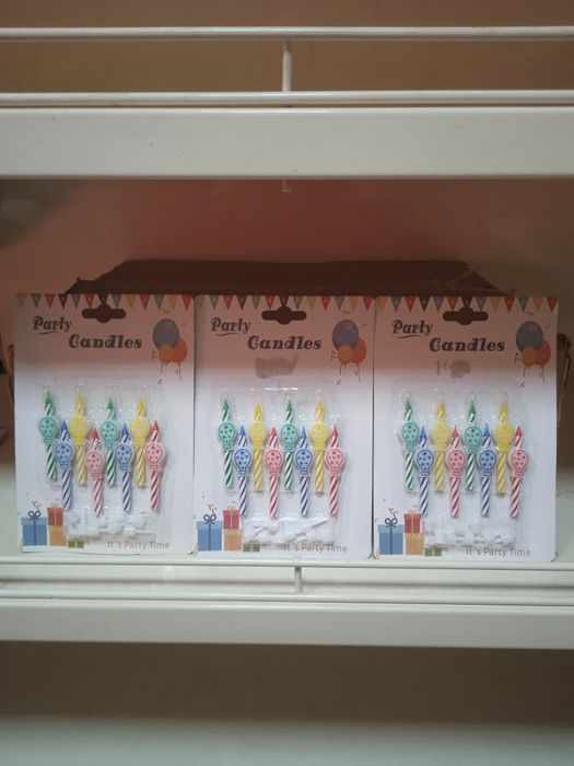 Свічки святкові для торта