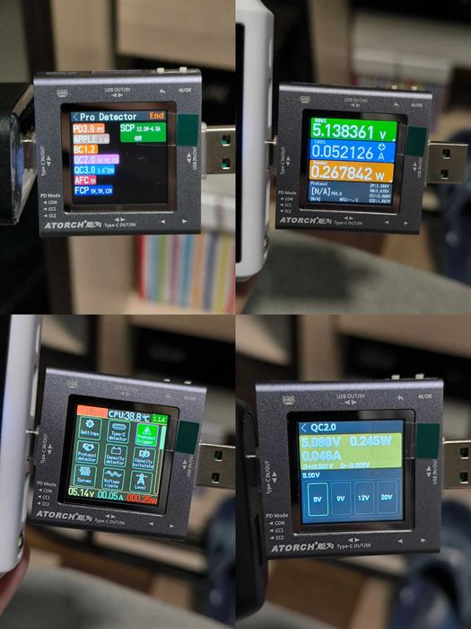 PD USB Тестер Witrn K2