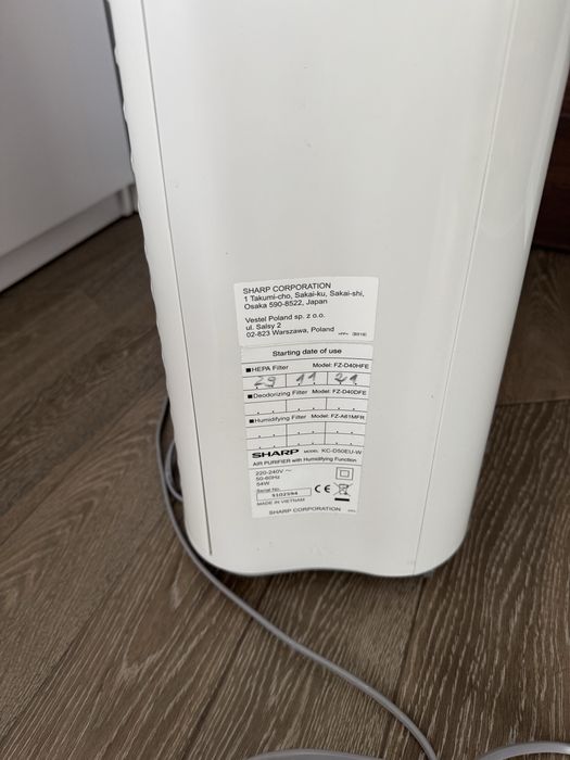 Oczyszczaczni nawilżacz powietrza Sharp jak nowy