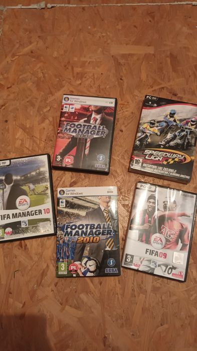 5 gier na PC Football Manager Fifa Speedway Liga