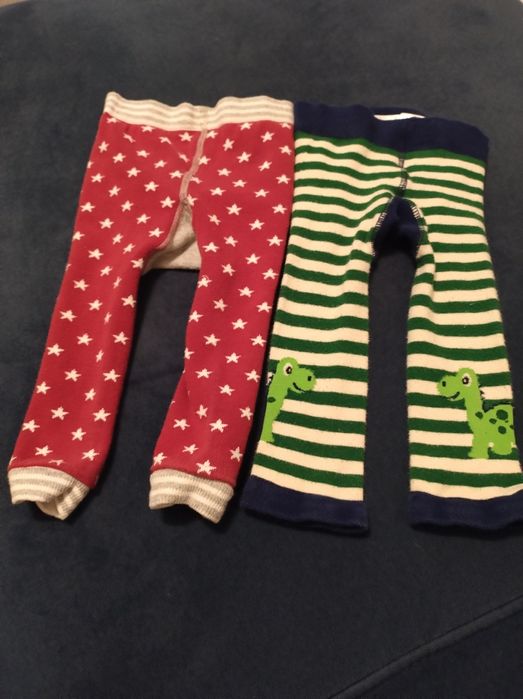 2 pary bardzo wygodnych getrów chłopięcych na 3-6M