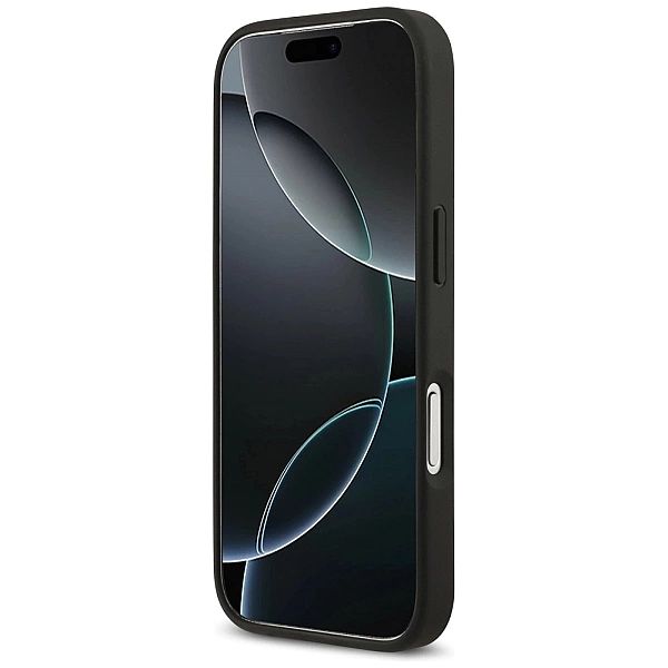 Etui Guess 4G nauble Card Triangle na iPhone 17 Pro - czarne