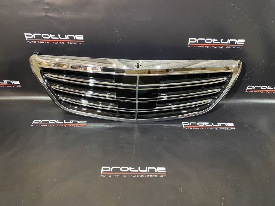 Решетка радиатора Mercedes Benz S class W222 X222 рестайлинг