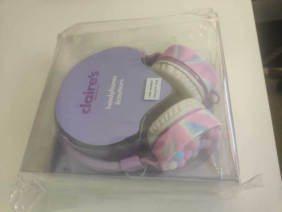 Headphones novos da Claires com bolhas