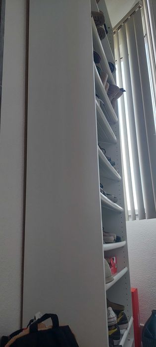 Roupeiro/sapateira IKEA PAX branco, 236x75x35
