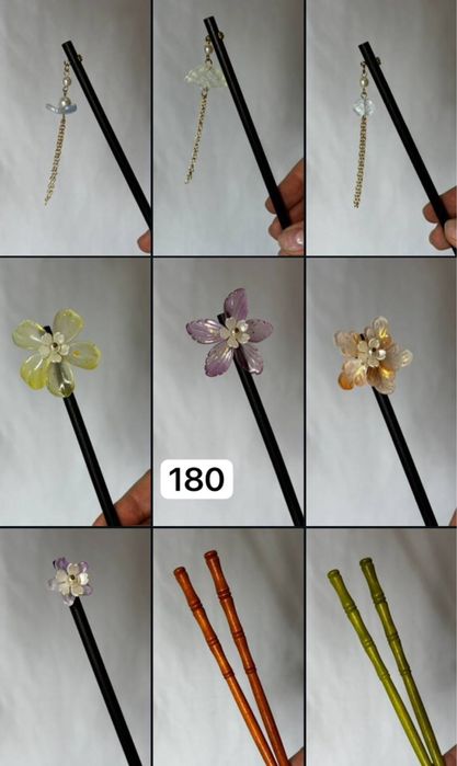 Китайська шпилька для волос/ крабик