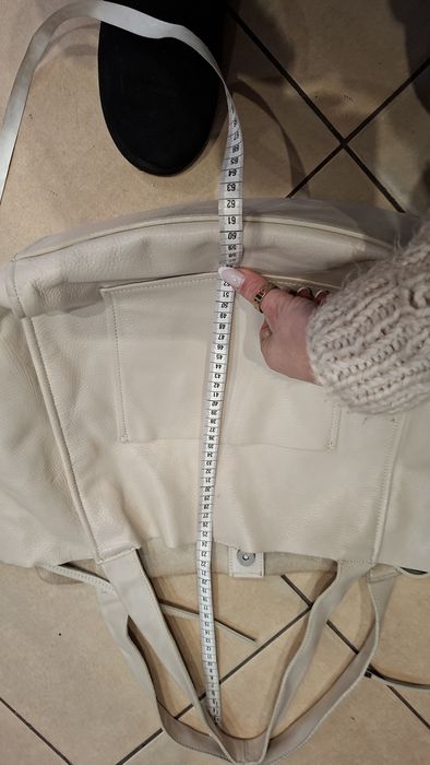 Torba worek skóra prawdziwa miękka wymiary na zdjęciach