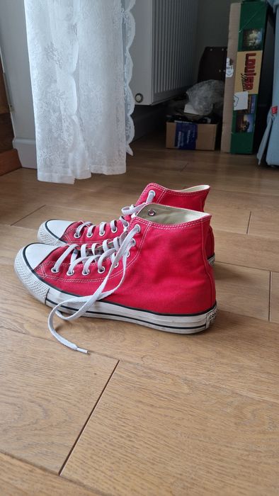 trampki Converse All Star czerwone 45 (za kostkę)