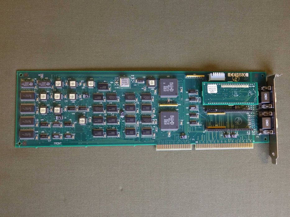 Stara karta ISA 16 bit - kontroler RS422 / X.21 typ 73G3570D IBM - WAC