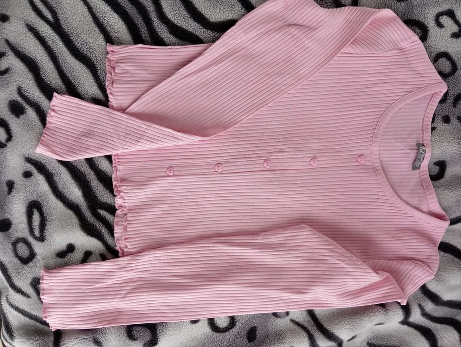 Różowa bluzeczka 158/164  S nowa