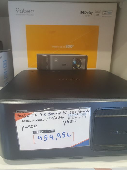 Projetor 4K sound by JBL /GOOGLE/TV/DOLBY-YABER