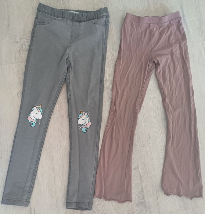 2x spodnie roz. 140