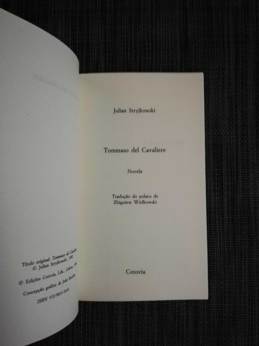 Tommaso del Cavaliere - Julian Stryjkowski (free shipping)64586169480066121