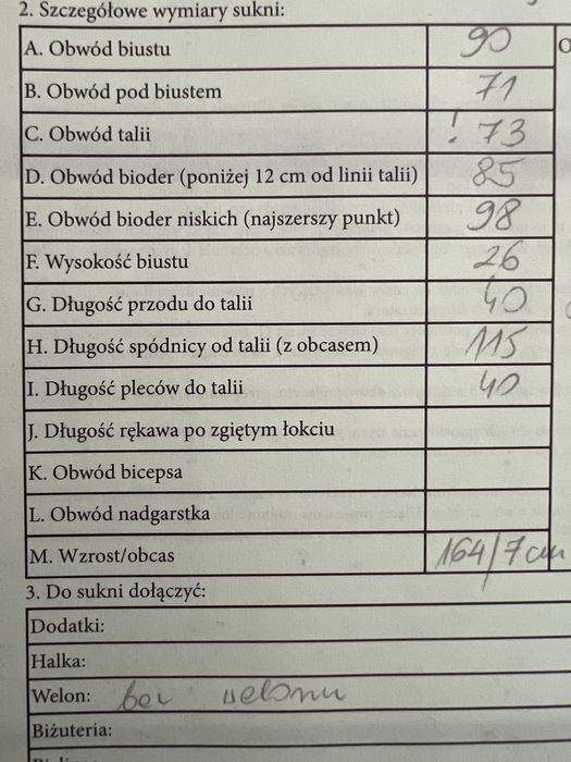 Suknia ślubna Elizabeth Passion 5443