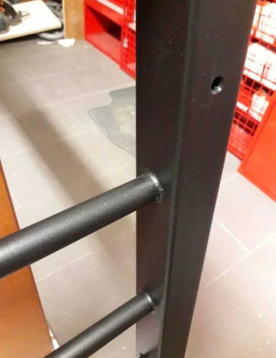 Balustrada zewnętrzna ocynkowana malowana proszkowo 140x110