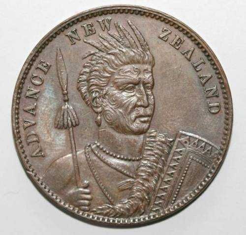 Nova Zelândia - token 1881 Maori