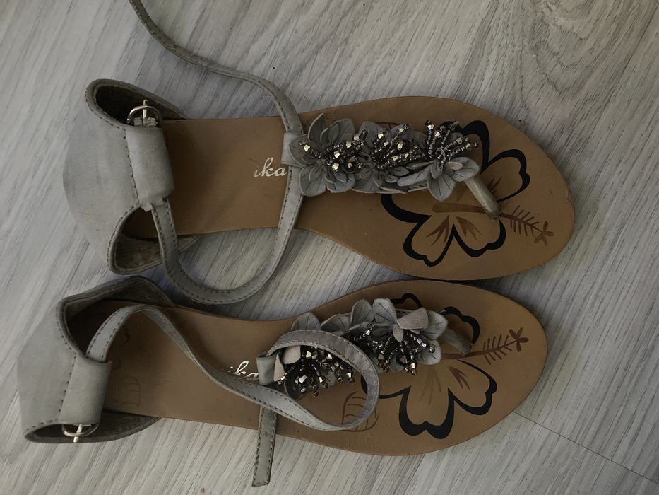 Japonki z usztywnieniem, buty damskie, sandałki, sandały